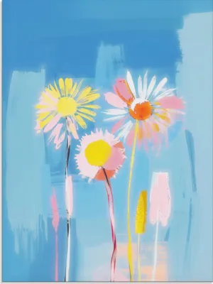 Produktbild von ARTland Glasbild Löwenzahn-Traumlandschaft Größe: 45x60 cm