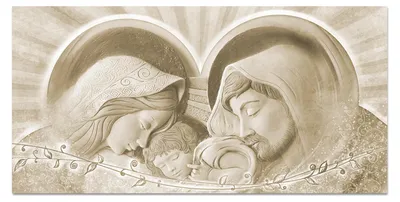 Image de Giallobus - 12 - Bénédiction de la Sainte Famille - Beige - Giallobus - 140L x 70l cm - Tableau - Verre acrylique