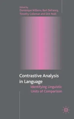 Produktbild von Contrastive Analysis in Language