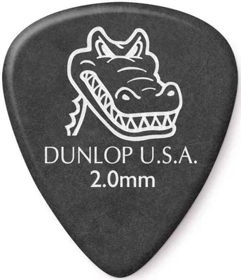 Produktbild von Dunlop 417R 2.00 Gator Grip Standard Plektrum