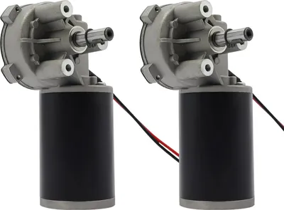 Produktbild von DC-Motor - Getriebemotor - 24V DC - 60W Leistung - 63 mm Durchmesser - IE1 Wirkungsgrad - Aluminiumgehäuse - Kabelanschluss - Schwarz