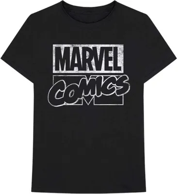 Immagine prodotto di Marvel Comics - Maglietta media unisex con logo - Bianco