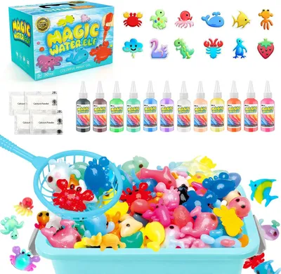 Zdjęcie produktu dla Zestaw Aqua Gelz, magiczna, kreatywna zabawka 3D z wodnych żeli, idealny prezent dla dziewczynek w wieku 4, 5, 6 i 7 lat