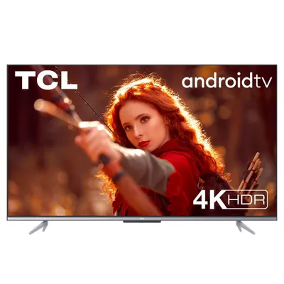 Obrázok produktu pre TCL 43P725, 109,2 cm (43"), 3840 x 2160 px, LED, Smart TV, Wi-Fi, Čierna
