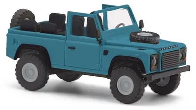 Produktbild von Busch 54393 - 1/87 / H0 Land Rover 90, Blau - Neu