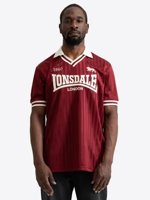 Produktbild von Lonsdale Herren Trikot Normale Passform FOOTDEE, Oxblood/Ecru, 3XL