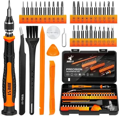 Zdjęcie produktu dla Zestaw śrubokrętów 38-częściowy Zestaw precyzyjnych śrubokrętów Torx T5 T6 do iPhone PS4 Xbox Switch Zestaw naprawczy do laptopów, okularów i zegarków