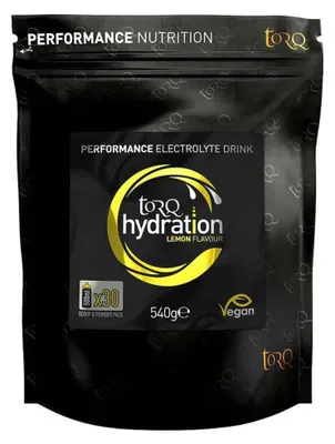 Produktbild von TORQ Hydration Elektrolytgetränk Zitrone, 540 g Beutel