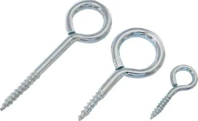 Produktbild von Öse Schraubring Ringschraube Holzgewinde - Stahl verzinkt (12 x 4mm - 25 Stk.)