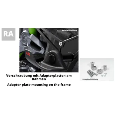 Produktbild von LSL SlideWing Anbaukit für TriumphTrident 660, Modelljahr 2020 -(SlideWings bitte separat bestellen - LSL-550-SW01)