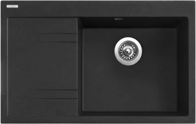 Obrázok produktu pre Granitový drez Sinks RIM 780 P Granblack - pravý