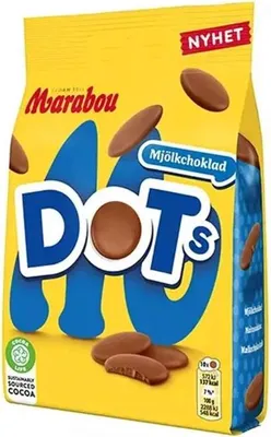 Produktbild von Marabou Dots Milchschokolade 120g