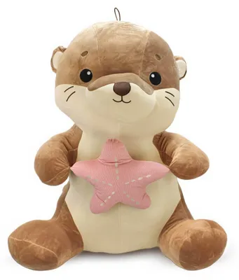 Produktbild von Otter Kuscheltier XXL mit Stern - ca. 85 cm