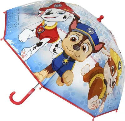 Immagine prodotto di Ombrello manuale per bambini Tlapková patrola traslucido