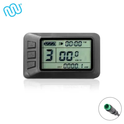 Produktbild von windmeile | Display KT-LCD7U, Waterproof, Julet 5 Pin, Bordcomputer, LCD-Display, E-Bike, Elektrisches Fahrrad, Pedelec, 24V/36V/48V