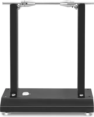 Image de LARS360 Banc d'équilibrage pour pneus de moto Equilibreur avec cônes réglables Noir Outils pour la réparation de la roue de moto