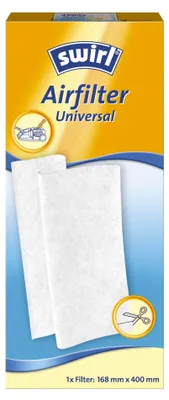 Zdjęcie produktu dla Swirl Airfilter Universal 11, Biały, 168 x 400 x 0 mm, 195 mm, 22 mm, 75 mm, 26 g