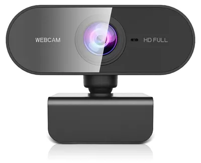 Productafbeelding van Webcam met microfoon voor desktop, ZZCP Full HD 1080P webcam voor live streaming, A