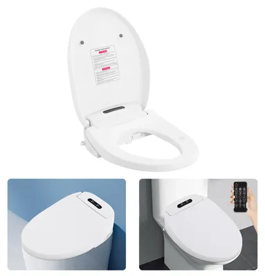 Produktbild von Verlängerter Bidet-Toilettensitz, Elektrisch beheizter Smart-Toilettensitz, Intelligenter Toilettendeckel-Sitz