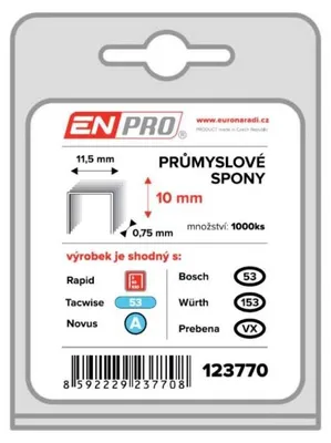 Produktbild von Heftklammern PROFI, 530/10 mm, 1000 Stück, ENPRO