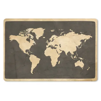 Produktbild von MuchoWow® Mauspad Mousepad Weltkarte - Vintage - Marmor 27x18 cm - Mousepads - Maus Mat - Pad - Mausunterlage - Büroartikel - Desk Matten