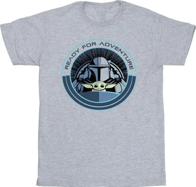 Produktbild von Star Wars - "The Mandalorian Ready For Adventure" T-Shirt für Herren BI47402 (XXL) (Grau)