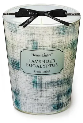 Produktbild von Duftkerze im Glas Lavendel Eukalyptus 190g 40h Rauchfrei