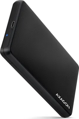 Produktbild von Axagon EE25-SLC Schraubenlos USB-C 3.2 Gen 1 - SATA 6G externe Box für 2.5" SSD/HDD, HDD / SSD-Gehäuse, 2.5", SATA, Serial ATA II, Serial ATA III, 5 Gbit/s, USB Anschluss, Schwarz
