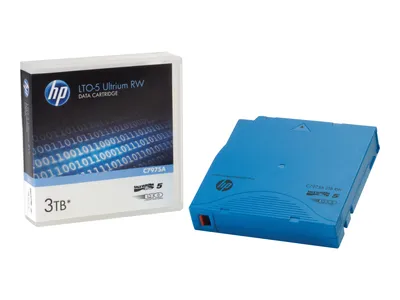 Produktbild von HP LTO-5 Ultrium 3TB RW Data Cartridge, 6.4 µm, 270 g, Blau, 12.65 mm
