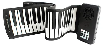 Obrázek produktu pro Skládací klaviatura, 88 kláves, 16 zvuků, 10 rytmů, vestavěné reproduktory, funkce nahrávání