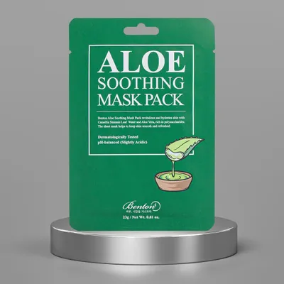 Obrázek produktu pro Benton Aloe Soothing Mask Pack- Plátýnková maska s Aloe Vera - 23 g