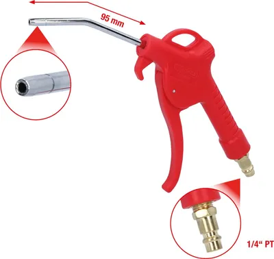 Immagine prodotto di KS Tools Pistola universale per aria compressa 95 mm