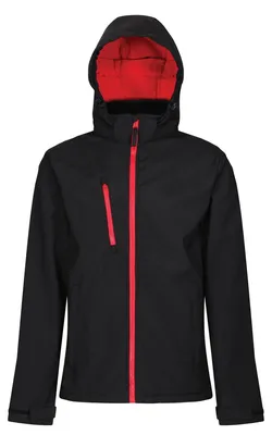 Produktbild von Regatta - "Venturer" Softshelljacke, Dreilagige Membrane für Herren LT285 (M) (Schwarz/Rot)