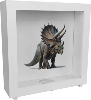 Produktbild von Triceratops Rahmen Spardose aus Holz