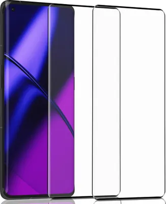Produktbild von 2-Pack OnePlus 11 Displayschutzfolie - Gehärtetes Glas 9H - Super Qualität 3D