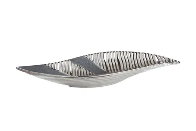 Obrázok produktu pre Miska Gilde tvaru "S" "Sevilla" antracit/striebro Dĺžka 14,0 cm Šírka 41,5 cm Výška 5,5 cm 28089