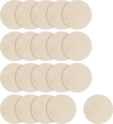 Produktbild von VBS XXL Peddigrohr Böden Rund 20 Stk 3 mm Flechtmaterial für Bastelprojekte