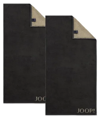 Produktbild von 2 Stück Joop! Handtuch Classic 1720-73 schiefer 50x100