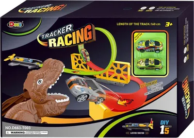 Image de L'ensemble de lancement Dino avec Looping et rampe