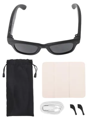 Produktbild von KI-Übersetzer-Sonnenbrille mit 8-MP-Kamera, Bluetooth, 32 GB, 25 Sprachen, intelligente Brille, Rauschunterdrückungsmikrofon für Reisemusik und Anrufe