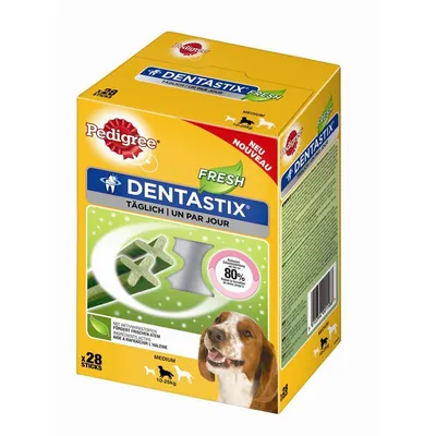 Obrázek produktu pro Pedigree Denta Stix Fresh Multipack mladí a malí psi 4x7 ks (množství: 4 ks na objednací jednotku)