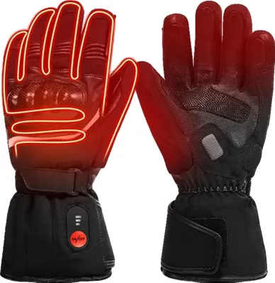 Zdjęcie produktu dla Podgrzewane rękawice motocyklowe, szybkie nagrzewanie, wodoodporne, S28C, XXXL