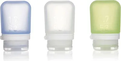 Image de humangear 'GoToob+' 3er Pack 53 ml transp./grün/blau
