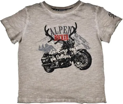 Produktbild von BONDI Jungen T-Shirt "Gib Vollgas" 29907 | Used Stone Größe: 122