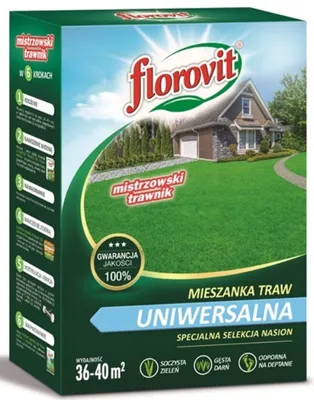 Zdjęcie produktu dla Nasiona trawy uniwersalne, wytrzymałe i odporne, 0,9 kg