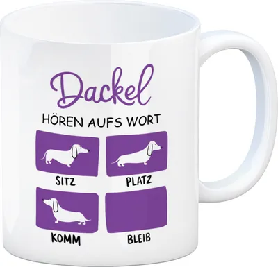Produktbild von Dackel Liebe - Dackel Kaffeebecher
