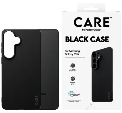 Zdjęcie produktu dla PanzerGlass CARE™ by ® TPU Case Black Samsung Galaxy S26+, Pokrowiec, Samsung, Samsung - Galaxy S26+, Czarny