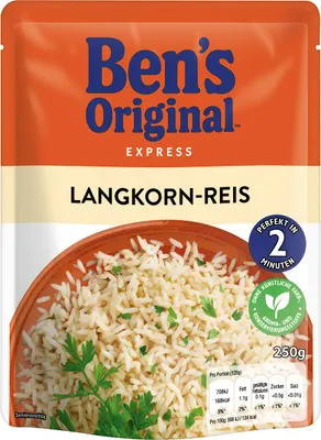 Produktbild von Bens Original Express Langkorn Reis fertig in nur 2 Minuten 250g