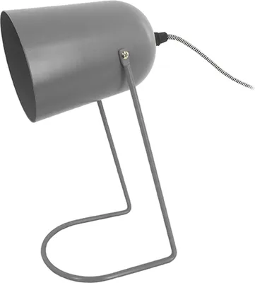Produktbild von Leitmotiv - Tischleuchte Enchant - Mausgrau - 30x18cm Tischlampe - Nachttischlampe, Wohnzimmer, Schlafzimmer