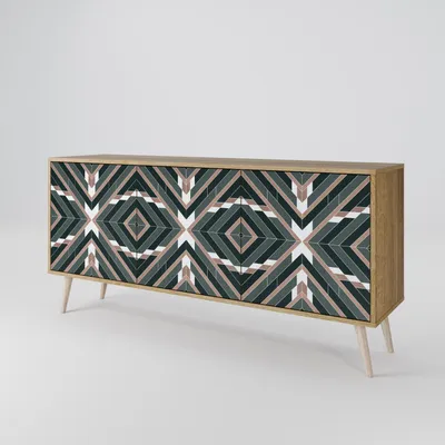Immagine prodotto di Spacerebels cassettiera a 3 ante - credenza cassettiera - credenza alta - mobile armadio - soggiorno camera da letto - 57,5×164,5×42 (HxLxP)